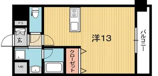 高知県高知市海老ノ丸【マンション】の間取り