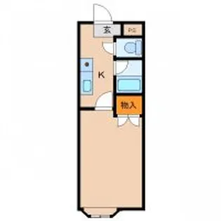 コーポ千成【1階】の間取り