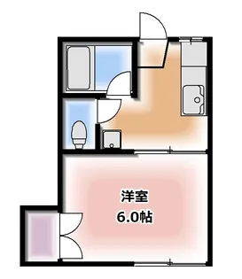 坂上コーポ【1階】の間取り