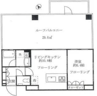 オープンレジデンシア南青山【6階】の間取り