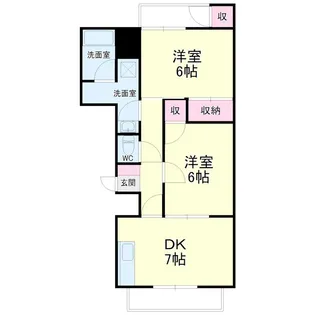 静岡県浜松市中央区萩丘1【マンション】の間取り
