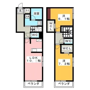 グランディールの間取り