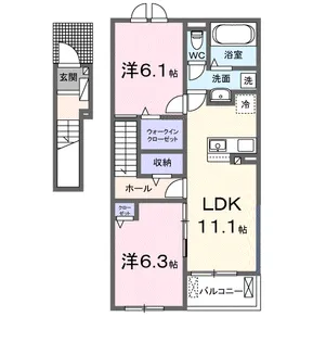 セレーノ カーサ【2階】の間取り