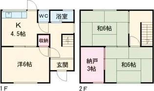 兵庫県加古川市加古川町粟津【一戸建】の間取り