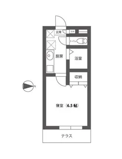 ウェーブレジデンス中仙道B棟【1階】の間取り
