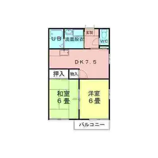 サンハイム(由比)【1階】の間取り