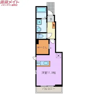 アヴニール A【1階】の間取り