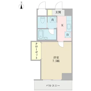 アーバンパレス池尻【8階】の間取り