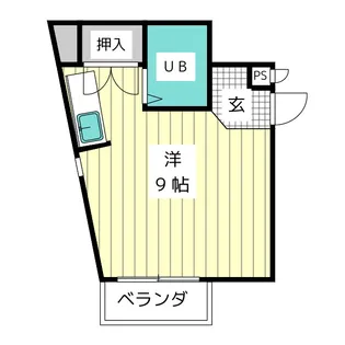 名藤マンション【5階】の間取り