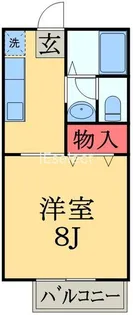 コーポフリーダム【2階】の間取り