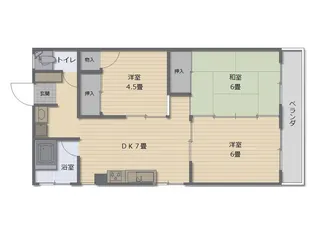 富士ビル【4階】の間取り