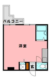 1Kの間取り画像