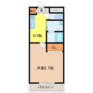 セピアコートIII【1階】の間取り