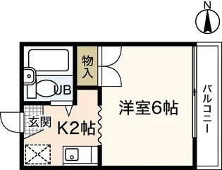 ウイング五日市【4階】の間取り