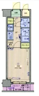 ガラ・ステージ日本橋【2階】の間取り
