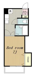 キャンベラ24【4階】の間取り