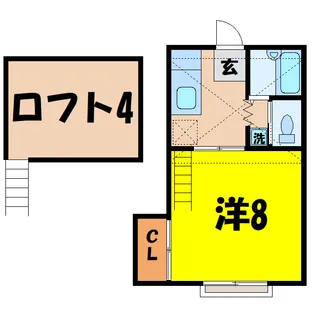 うらしまハイツ【2階】の間取り