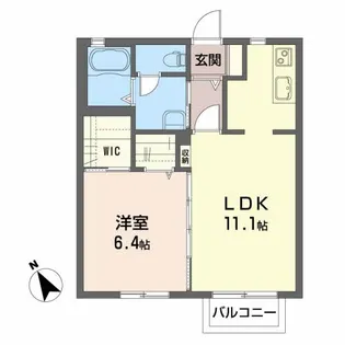 シャーメゾン・シュシュII【2階】の間取り