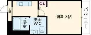 大阪府枚方市中宮北町【マンション】の間取り