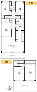 東京都江東区北砂1【マンション】の間取り