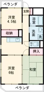 グローバル錦【2階】の間取り