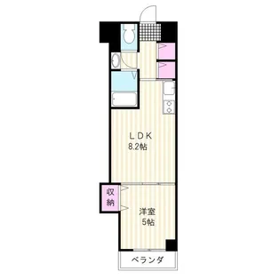 フィオーレ宇津木【2階】の間取り