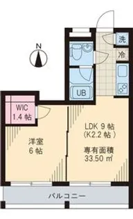 東京都目黒区下目黒3【マンション】の間取り