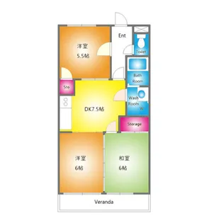 トヨダアメニティホームズI【1階】の間取り