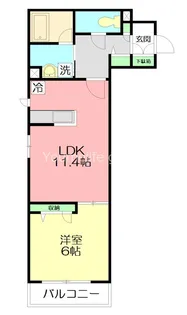 神奈川県厚木市旭町5【マンション】の間取り