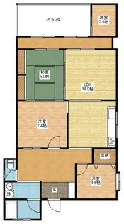 ブーカ千歳【2階】の間取り