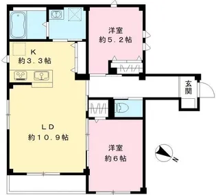 Blan cube戸越公園Nearly ZEH【2階】の間取り
