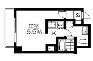 1Kの間取り画像