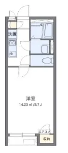神奈川県横浜市旭区市沢町【アパート】の間取り