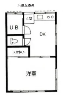 コーポ八木下【2階】の間取り