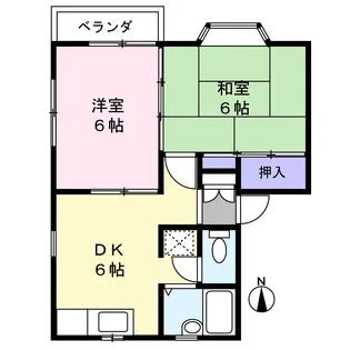 サングリーン【2階】の間取り