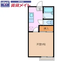 ピュアハイツ【2階】の間取り