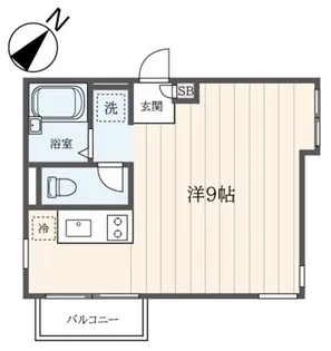リバティ町田bの間取り