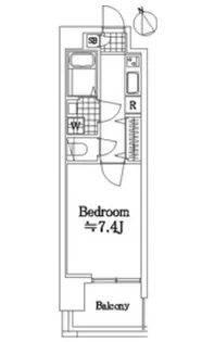 DUARES早稲田【8階】の間取り