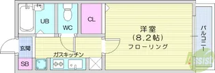 CASA茉莉花2【1階】の間取り