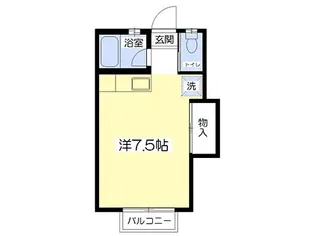 Calme小池N【1階】の間取り