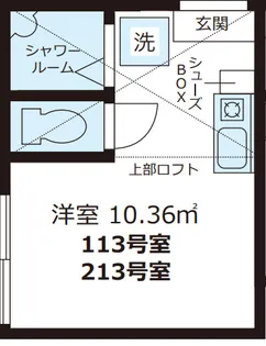 東京都新宿区大久保2【アパート】の間取り