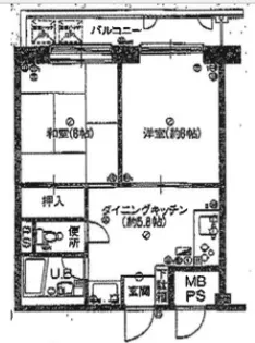 ポートハイム弘明寺第二【3階】の間取り
