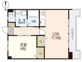 Forest Hills 田方【3階】の間取り