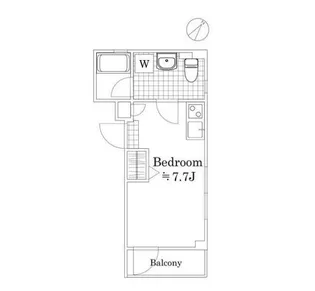 アパートメントTS02【4階】の間取り