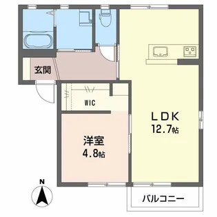 Fルミエール【2階】の間取り