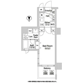 コンフォリア清澄白河トロワ【9階】の間取り