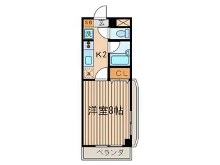 メゾン・ドゥ・ミル【2階】の間取り