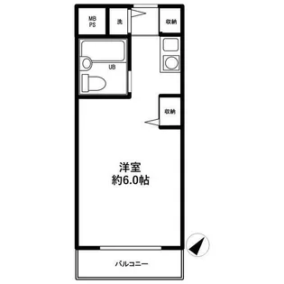東京都墨田区京島3【マンション】の間取り