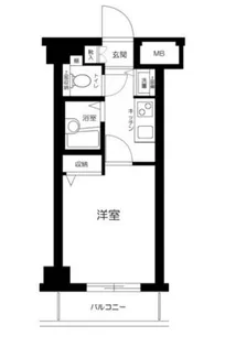 トーシンフェニックス吉祥寺参番館【4階】の間取り