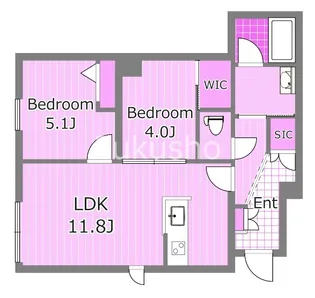 フルール【1階】の間取り